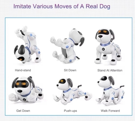 ? STUNT Robot DOG LED eyes with expressions Remote control included Interactive & educ — 5