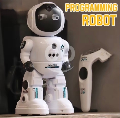? INTELLIGENT PROGRAMMING ROBOT LED emoji eyes with expressions Remote control + gesture — 8