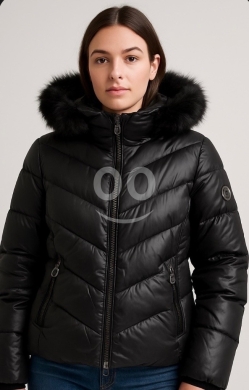 Clothes, Footwear & Accessories in Al Dahye - Leather puffed jacket