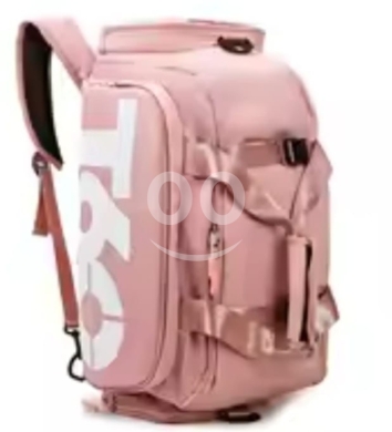 2-in-1 Convertible Black Nylon Tote Backpack — 4