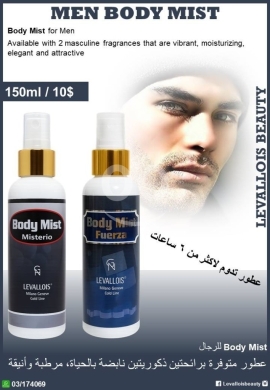 Levallois 2025 Body Splash & Mist Collection - Premium Inspired Fragrances for Men & Women — 2