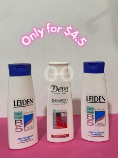 Leiden & Deva Professional Vitamin B5 Shampoos - Targeted Anti-Dandruff & Smoothing Treatments