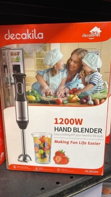 Kitchen appliances in Minieh - خلاط يدوي Decakila صناعي بقوة 1200 واط - مضرب ستانلس ستيل مع كفالة لمدة سنة