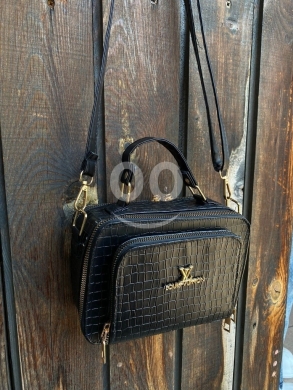 Stylish Checkered Box Crossbody Bag — 6