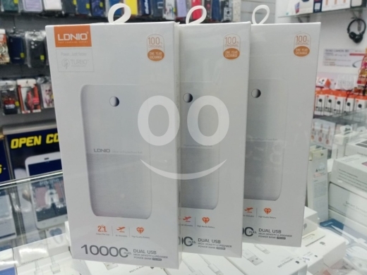 Mobile accessories in Bchamoun - LDNIO PR1009 10,000mAh Portable Power Bank - Dual USB Fast Charging & Slim Design