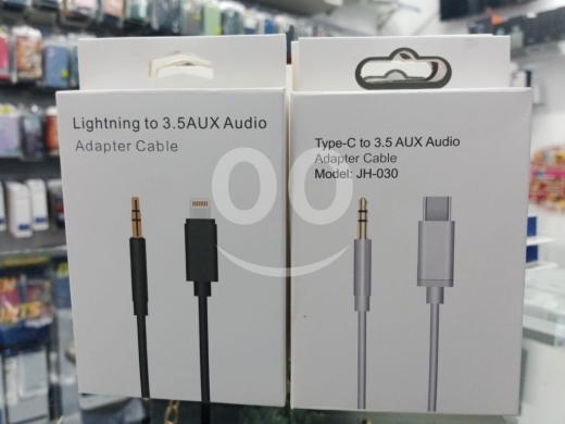Mobile accessories dans Bchamoun - Premium 3.5mm AUX Audio Adapter Cable - Lightning & Type-C to Jack Headphone Connector