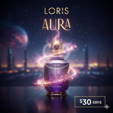 Health & Beauty in Zahleh - عطر لوريس "أورا" النسائي الفاخر | Loris Aura Eau de Parfum for Women