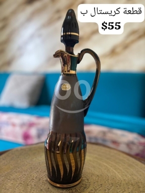 Exquisite Crystal Display Piece - Luxury Handcrafted Decorative Bottle — 3