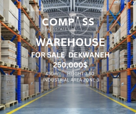 Commercials for sale in Dekouaneh - Warehouse for sale in Dekwaneh, First Maroukoz areaW