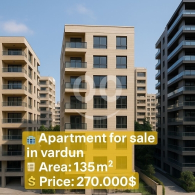 Apartments for sale in Verdun - شقة 135م² طابق ثاني للبيع في فردان ب 270.000$