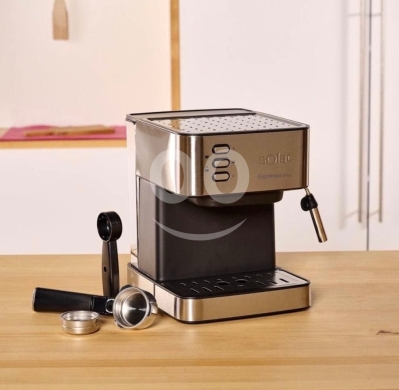 ?? SOLAC CE4481-ESPRESSO Espresso Machine CE4481, 20 Bar, 2 in 1 for Coffee Pods or… — 2