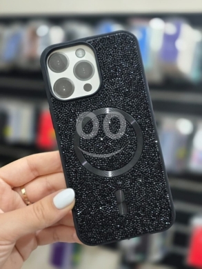 اكسسوارات الهاتف المحمول في راشيا - Luxury Crystal MagSafe Case for iPhone - Shimmering Swarovski Style Protection