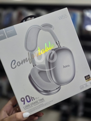 اكسسوارات الهاتف المحمول في راشيا - Hoco W55 / W35 Max Wireless Headphones - 90-Hour Battery & Hi-Fi Stereo Audio