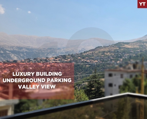 Luxury building/Valley view/Underground parking/Becharre/Hasroun-حصرون/REF#YT140296