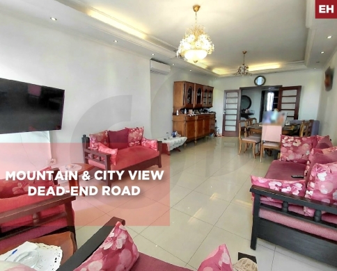 Mountain & City View/Dead-end road/Well-maintained building/Metn/Sad El Baouchriyeh-سد البوشرية/REF#EH140291