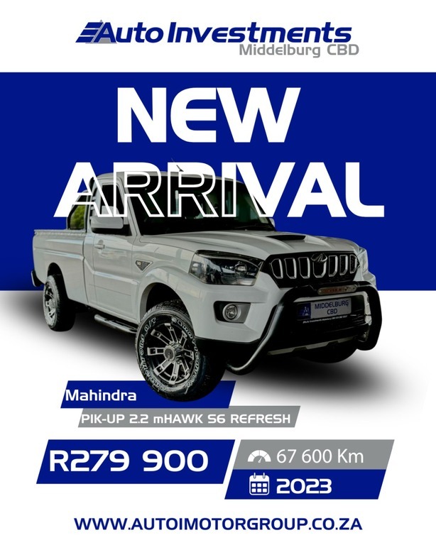 MAHINDRA SCORPIO PIK UP 2.2 mHAWK S6 REFRESH P/U S/C