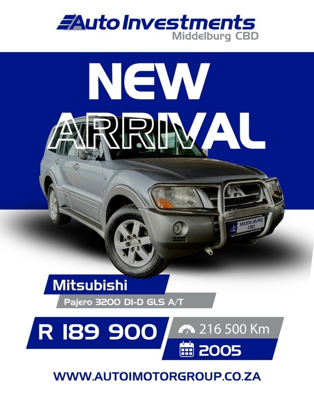 MITSUBISHI PAJERO PAJERO 3200 DI-D GLS A/T