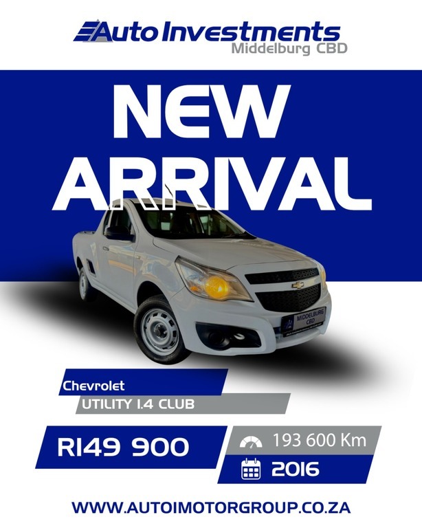 CHEVROLET UTILITY UTILITY 1.4 CLUB P/U S/C - 14