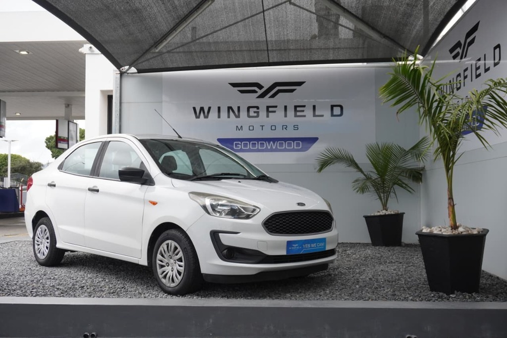 2019 FORD FIGO, White, 146040Kms, Manual, Sedan, Petrol, R119 995, Wingfield Motors Goodwood
