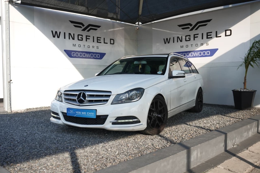 2013 MERCEDES-BENZ C CLASS ESTATE, White, 211168Kms, Automatic, Station Wagon, Petrol, R119 995, Wingfield Motors Goodwood