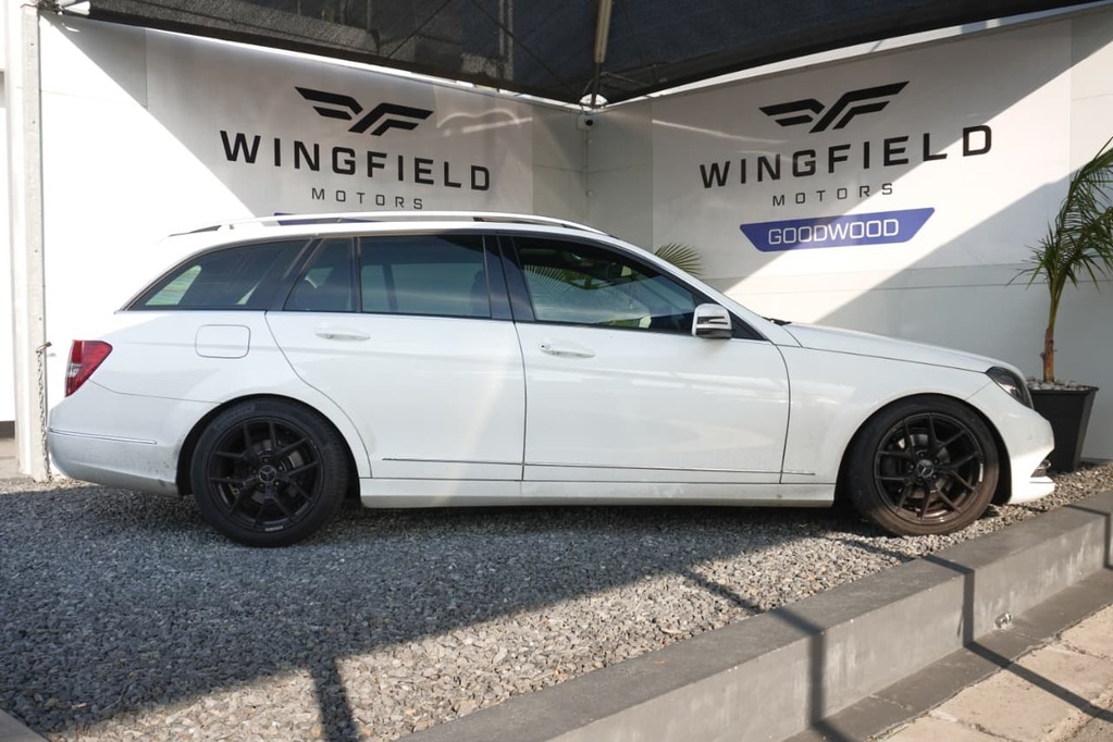 2013 MERCEDES-BENZ C CLASS ESTATE, White, 211168Kms, Automatic, Station Wagon, Petrol, R119 995, Wingfield Motors Goodwood