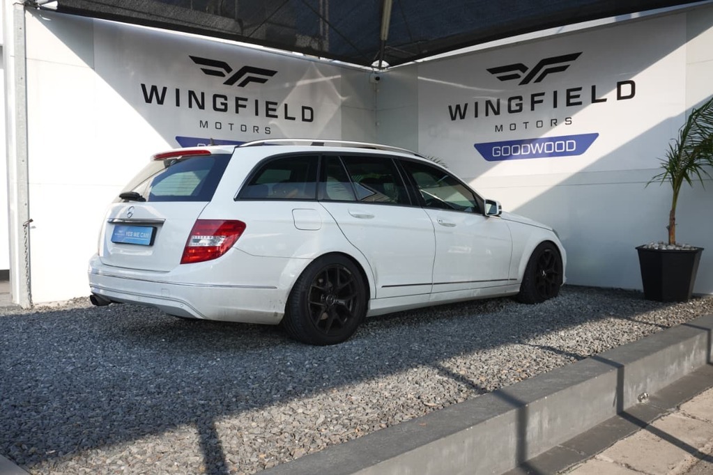 2013 MERCEDES-BENZ C CLASS ESTATE, White, 211168Kms, Automatic, Station Wagon, Petrol, R119 995, Wingfield Motors Goodwood