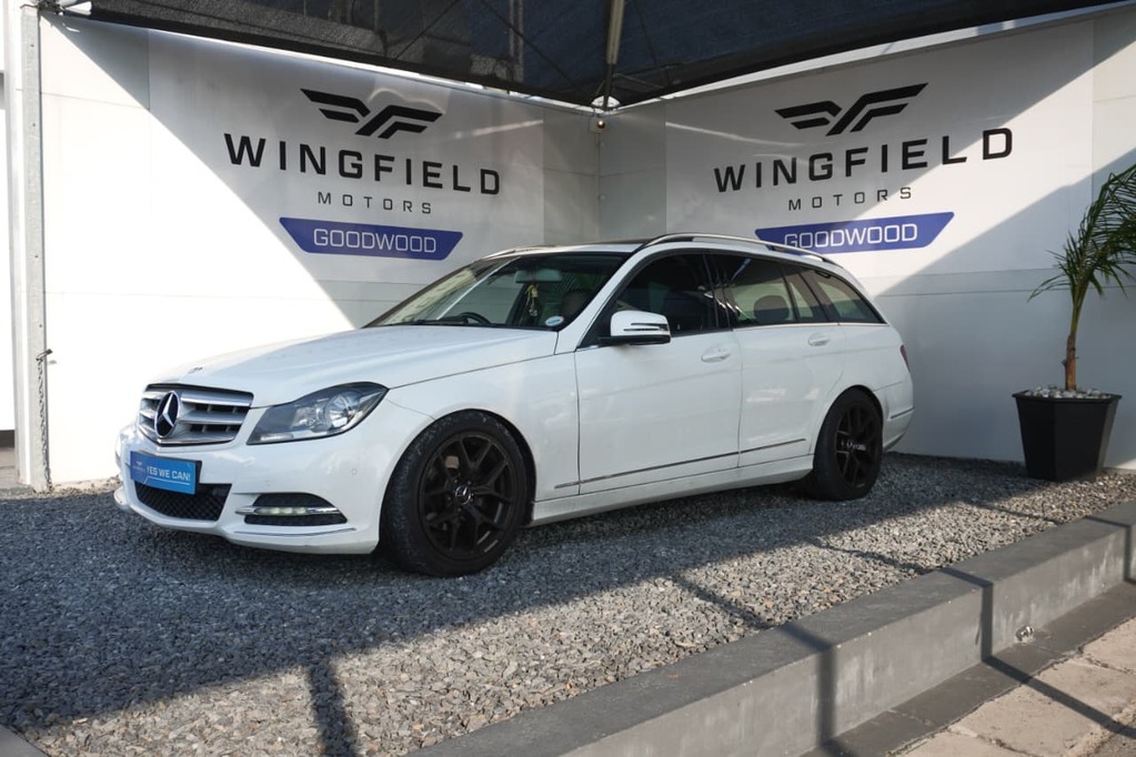 2013 MERCEDES-BENZ C CLASS ESTATE, White, 211168Kms, Automatic, Station Wagon, Petrol, R119 995, Wingfield Motors Goodwood