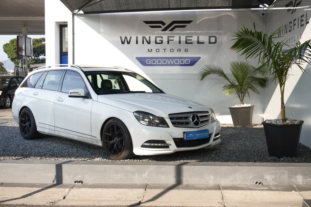 2013 MERCEDES-BENZ C CLASS ESTATE, White, 211168Kms, Automatic, Station Wagon, Petrol, R119 995, Wingfield Motors Goodwood