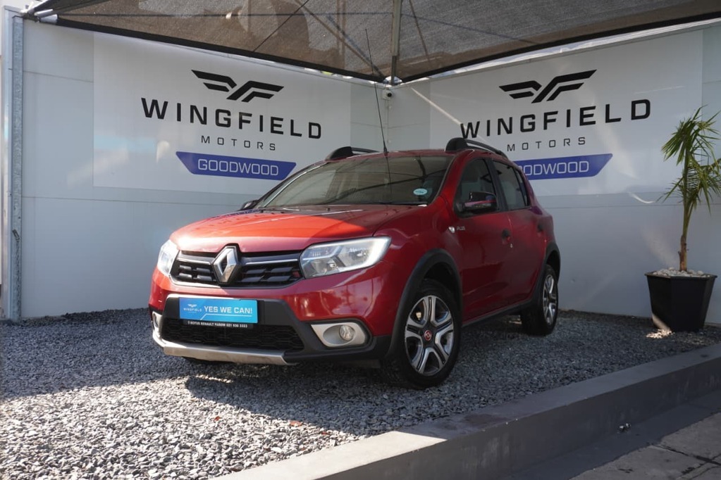 2019 RENAULT SANDERO, Burgundy, 132000Kms, Manual, Hatchback, Petrol, R109 995, Wingfield Motors Goodwood