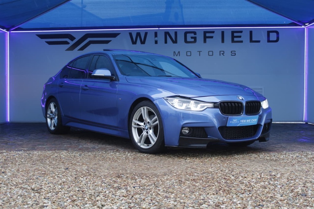 2018 BMW 3 SERIES, Blue metallic, 124632Kms, Automatic, , Petrol, R259 900, Kuilsriver