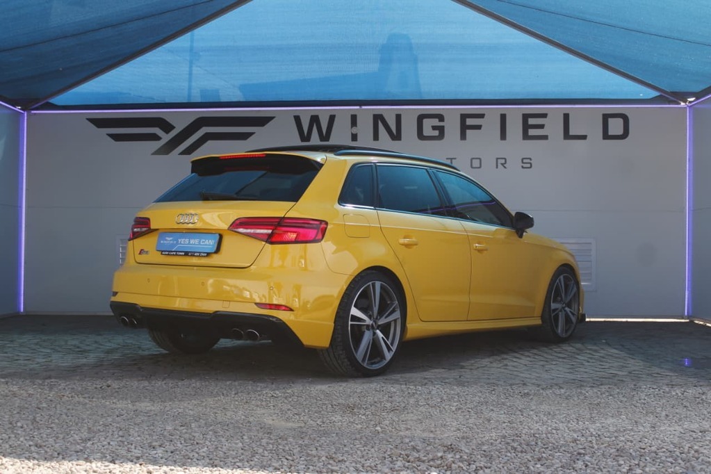 2018 AUDI S3, Yellow, 146000Kms, Automatic, Hatchback, Petrol, R469 900, Wingfield Motors Kuilsriver