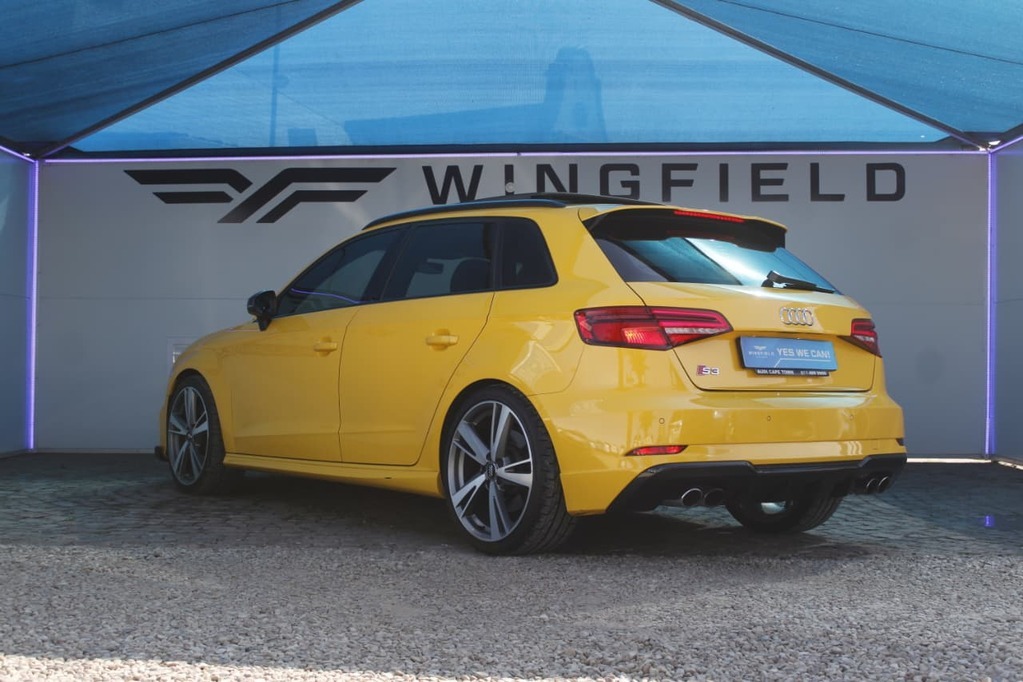 2018 AUDI S3, Yellow, 146000Kms, Automatic, Hatchback, Petrol, R469 900, Wingfield Motors Kuilsriver
