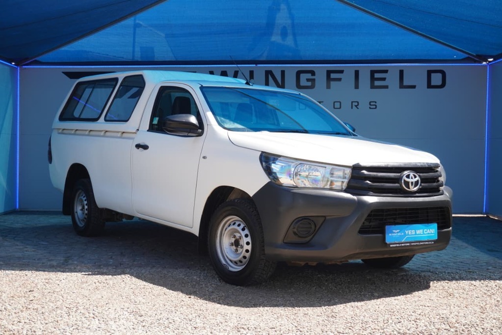 2021 TOYOTA HILUX, White, 186000Kms, Manual, Bakkie Single Cab, Diesel, R309 900, Wingfield Motors Kuilsriver
