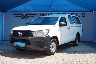 2021 TOYOTA HILUX, White, 186000Kms, Manual, Bakkie Single Cab, Diesel, R309 900, Wingfield Motors Kuilsriver
