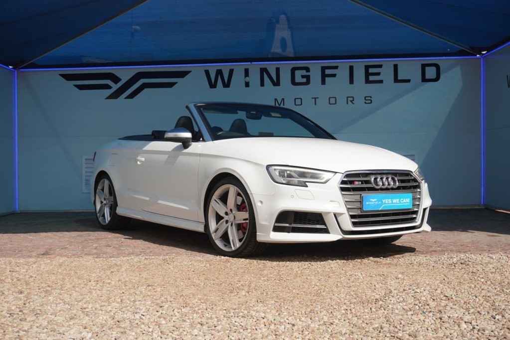 2018 AUDI S3, White, 100100Kms, Automatic, Convertible, Petrol, R479 900, Wingfield Motors Kuilsriver