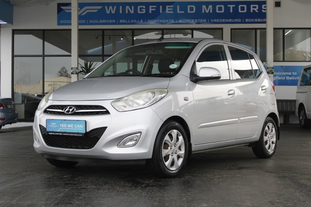 2012 HYUNDAI i10, Silver, 158300Kms, Manual, Hatchback, Petrol, R89 990, Wingfield Motors Bellville
