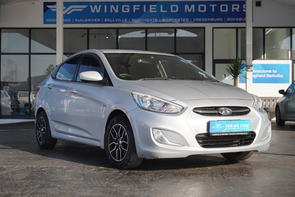 2016 HYUNDAI ACCENT, Silver, 184332Kms, Manual, Sedan, Petrol, R139 990, Wingfield Motors Bellville