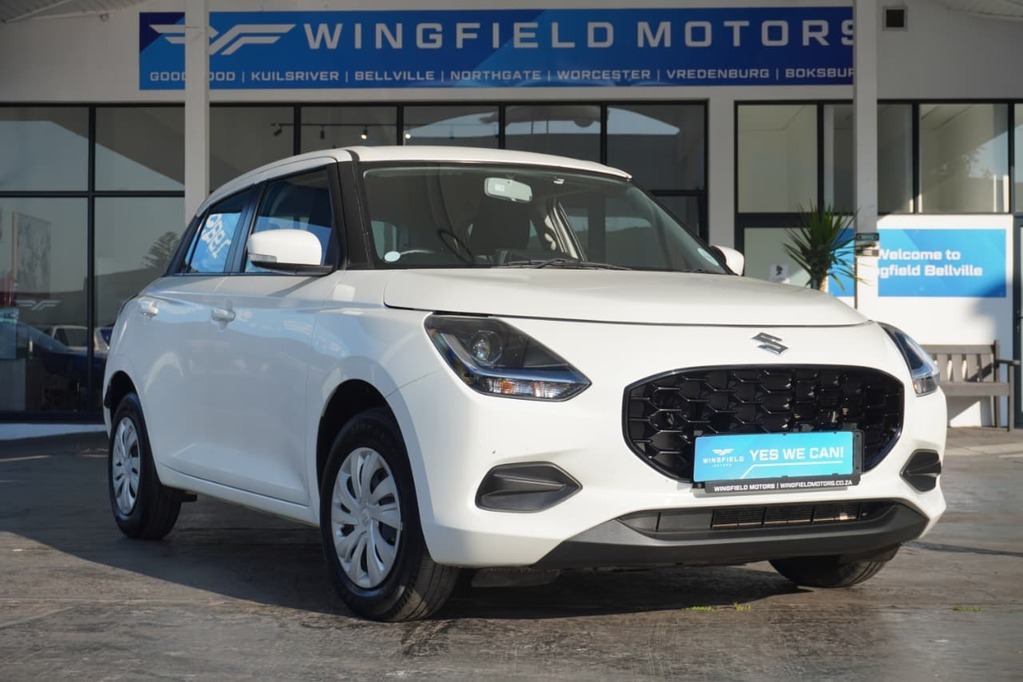 2025 SUZUKI SWIFT, White, 43950Kms, Manual, Hatchback, Petrol, R209 900, Wingfield Motors Bellville