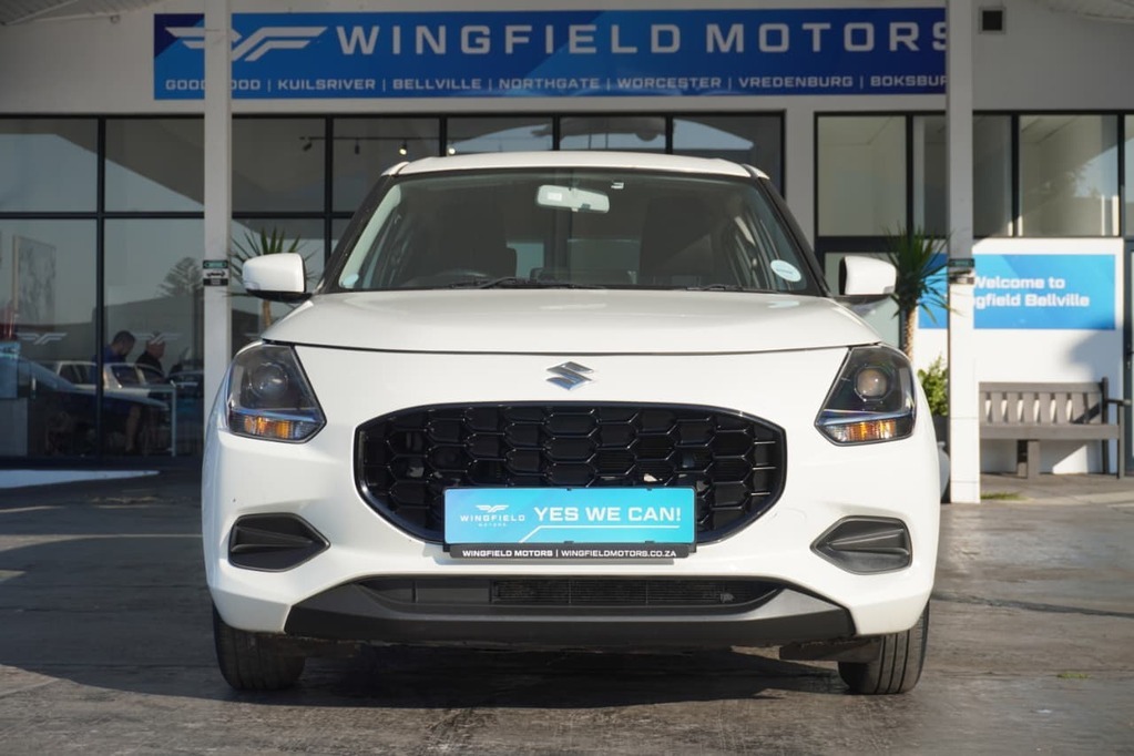 2025 SUZUKI SWIFT, White, 43950Kms, Manual, Hatchback, Petrol, R209 900, Wingfield Motors Bellville