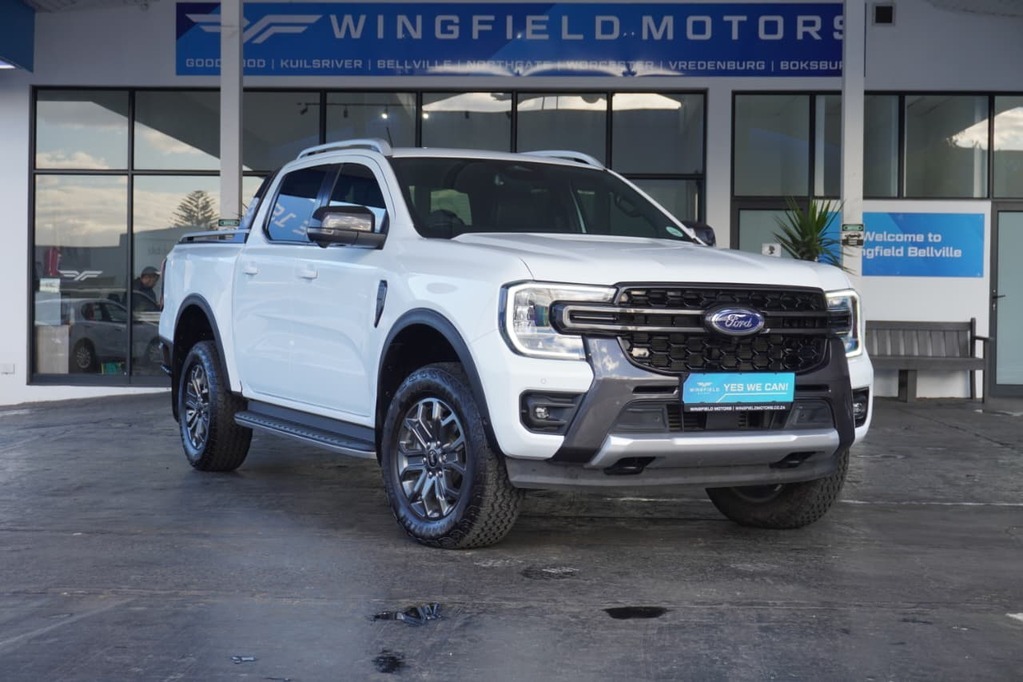 2025 FORD RANGER, White, 22000Kms, Automatic, Bakkie Double Cab, Diesel, R699 900, Wingfield Motors Bellville