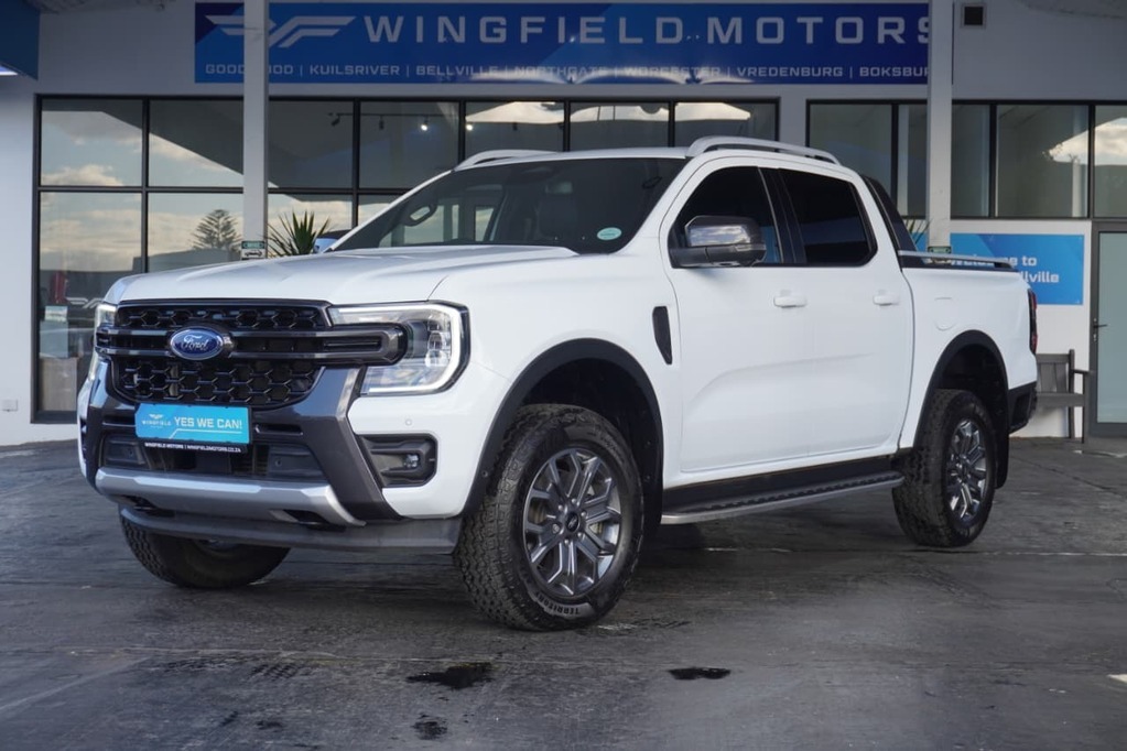 2025 FORD RANGER, White, 22000Kms, Automatic, Bakkie Double Cab, Diesel, R699 900, Wingfield Motors Bellville