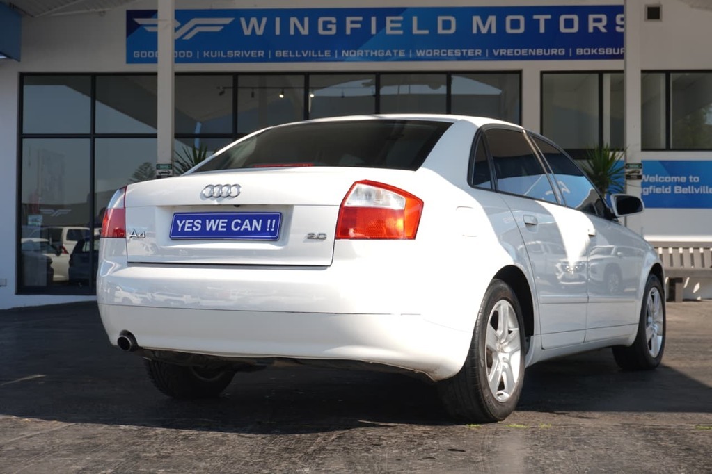 2002 AUDI A4, White, 176500Kms, Manual, Sedan, Petrol, R79 900, Wingfield Motors Bellville