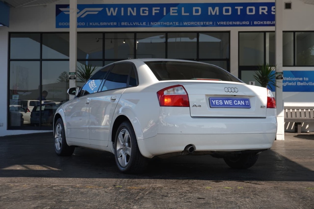 2002 AUDI A4, White, 176500Kms, Manual, Sedan, Petrol, R79 900, Wingfield Motors Bellville