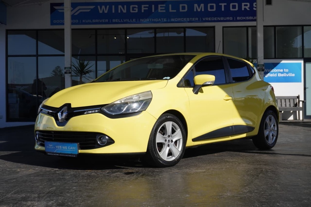 2013 RENAULT CLIO IV, Yellow, 155832Kms, Manual, Hatchback, Petrol, R104 990, Wingfield Motors Bellville