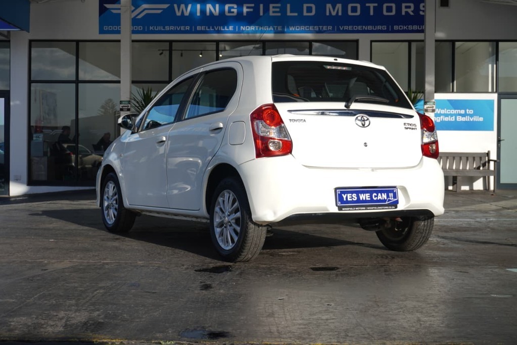 2020 TOYOTA ETIOS, White, 98000Kms, Manual, Hatchback, Petrol, R159 900, Wingfield Motors Bellville