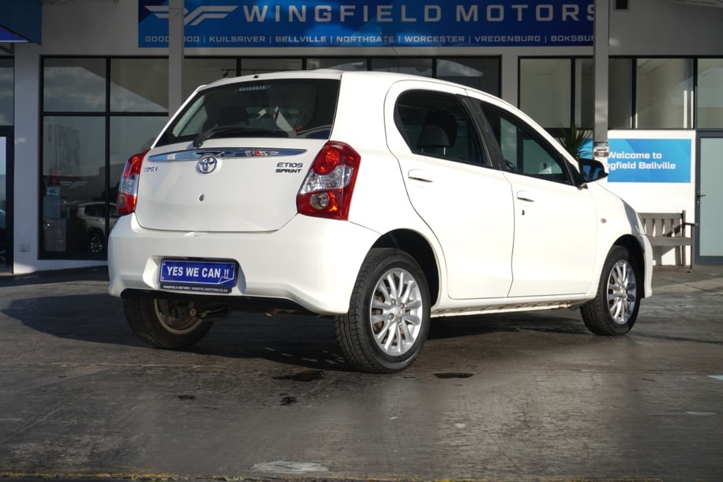2020 TOYOTA ETIOS, White, 98000Kms, Manual, Hatchback, Petrol, R159 900, Wingfield Motors Bellville