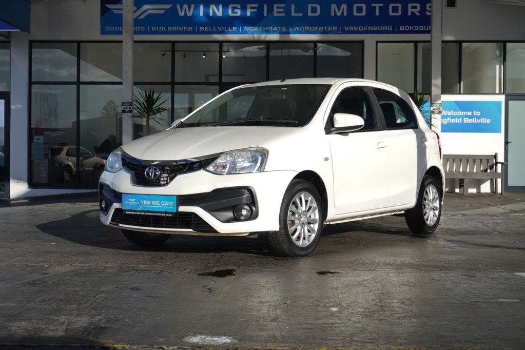 2020 TOYOTA ETIOS, White, 98000Kms, Manual, Hatchback, Petrol, R159 900, Wingfield Motors Bellville