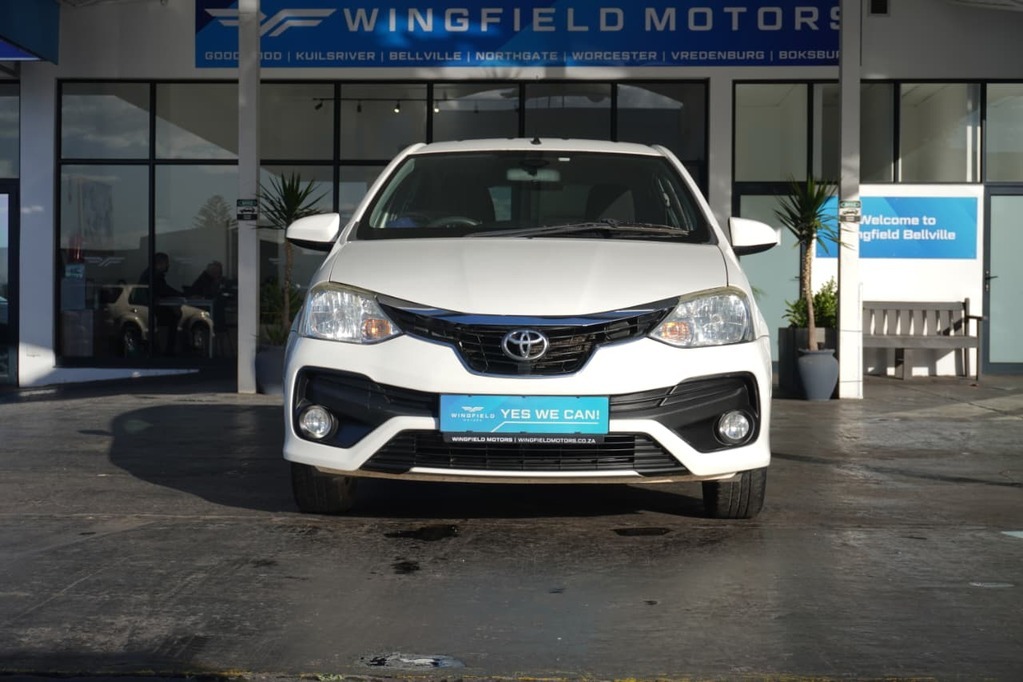2020 TOYOTA ETIOS, White, 98000Kms, Manual, Hatchback, Petrol, R159 900, Wingfield Motors Bellville