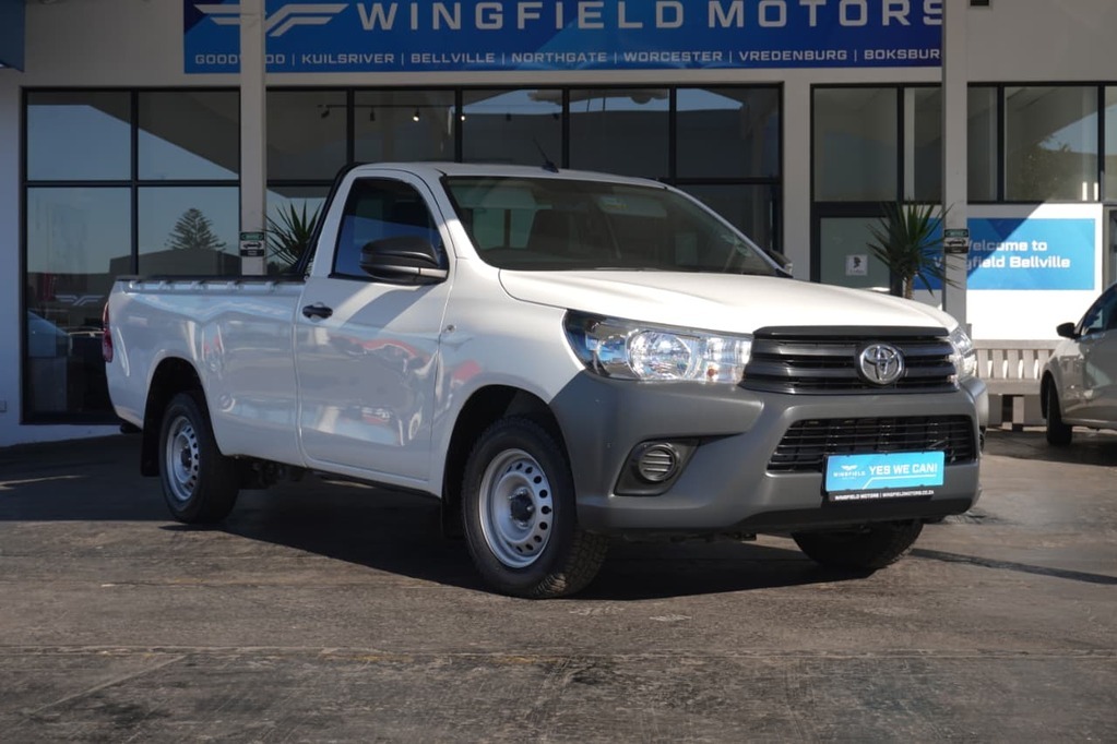 2025 TOYOTA HILUX, White, 41000Kms, Manual, Bakkie Single Cab, Diesel, R379 900, Wingfield Motors Bellville