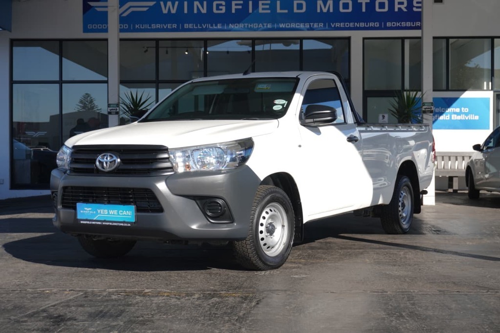 2025 TOYOTA HILUX, White, 41000Kms, Manual, Bakkie Single Cab, Diesel, R379 900, Wingfield Motors Bellville